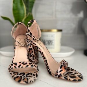 Lulu's Brown and Black High Heel Sandals